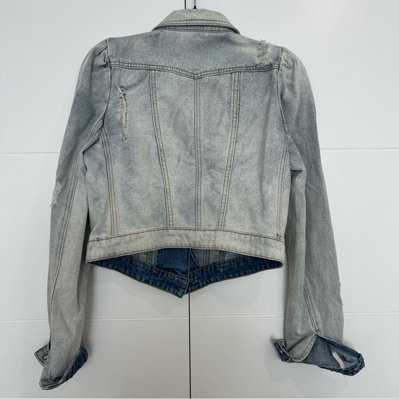Dance & Marvel Light Wash Denim Jacket - Picture 4 of 4
